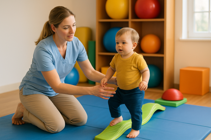 Kinetoterapie copii: când e „doar întârziere” și când este o problemă reală de dezvoltare