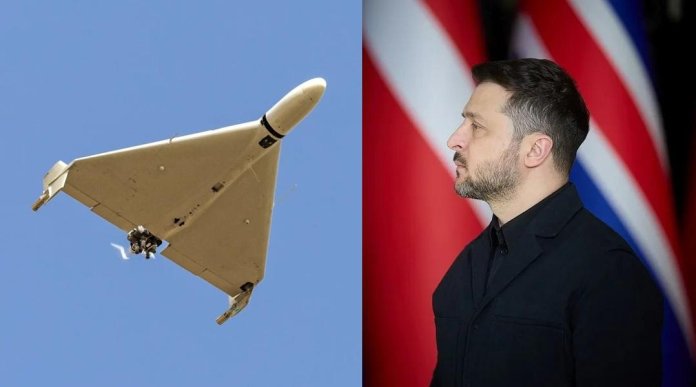 Zelenski: Dronelile Shahed din Orientul Mijlociu includ piese din Rusia. Moscova ar putea să ofere armament Iranului.