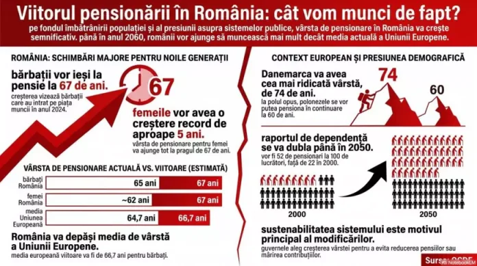 Românii se vor retrage la pensie la vârsta de 67 de ani, femeile fiind cele mai influențate: schimbări radicale ale legislației în curând. Românii se vor retrage la pensie la vârsta de 67 de ani, femeile fiind cele mai influențate: schimbări radicale ale legislației în curând.